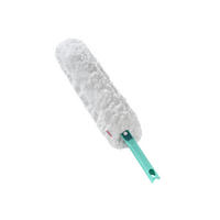 STAUBWEDEL - Türkis/Weiss, Basics, Kunststoff/Textil (55/12/3cm) - Leifheit