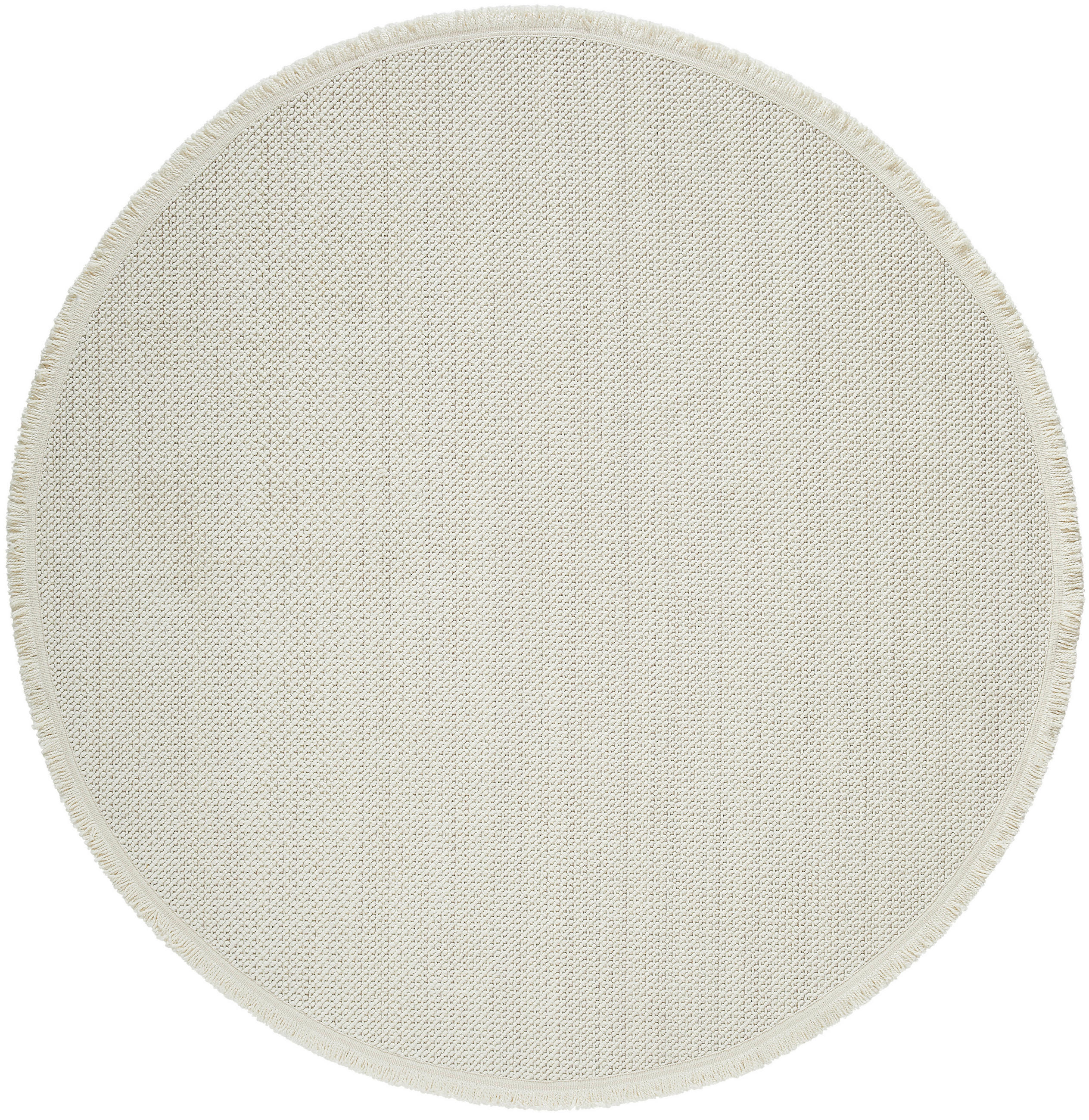 WEBTEPPICH 200 cm Weiß  - Weiß, Basics, Textil (200cm) - Novel