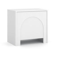 NACHTSCHRANK 53,5/51/35 cm  - Weiß, Design, Holzwerkstoff (53,5/51/35cm) - Boxxx