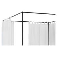 BETTVORHANG - Weiß, Design, Textil (272/185cm) - Hasena