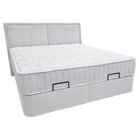 POSTELJA Z VZMETNICO   x  , kovina, les  - Moderno, kovina/les (180/200cm) - Hom`in