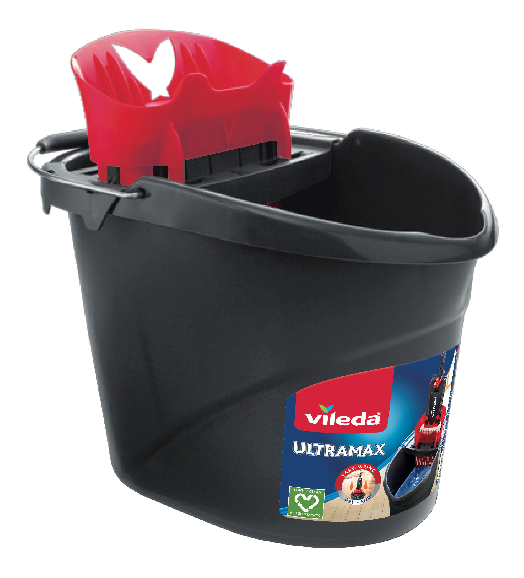 VÖDÖR - szürke, Basics (28.5/75.5/38cm) - Vileda