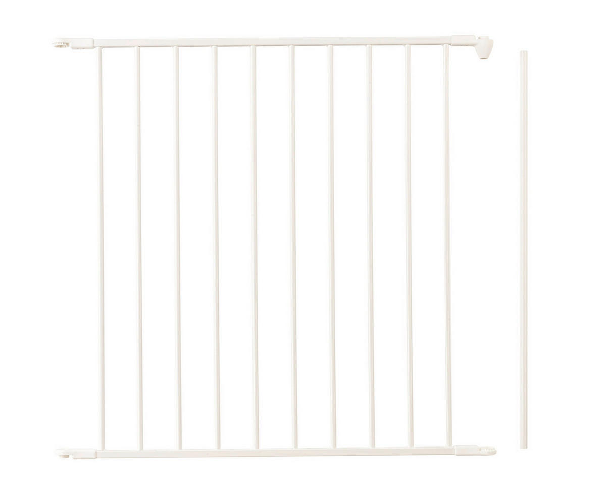 SCHUTZGITTERVERLÄNGERUNG 72/71 cm  - Weiß, Basics, Metall (72/71cm) - Baby Dan