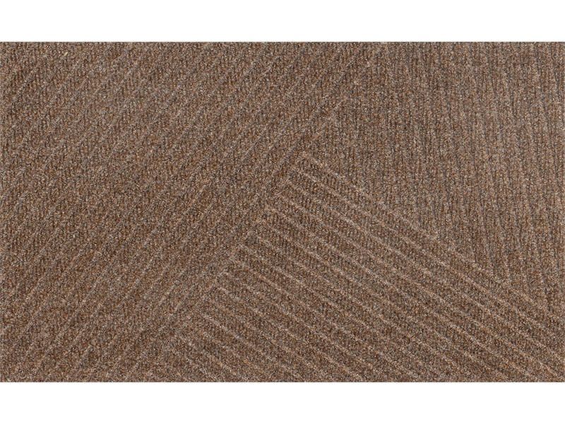 DVEŘNÍ ROHOŽKA, 45/75 cm, šedohnědá - šedohnědá, Design, textil/plast (45/75cm) - wash+dry