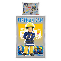 POSTELJINA ZA MLADE FIREMAN SAM 140/200 cm višebojna  - višebojna, Osnovno, tekstil (140/200cm)