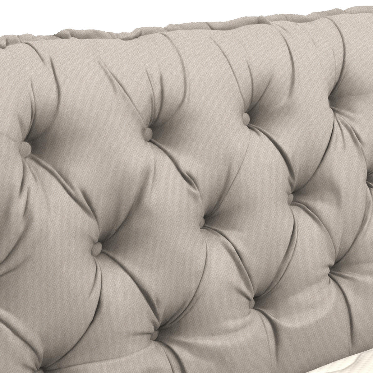 BOXSPRINGBETT 160/200 cm  Creme  - Blau/Silberfarben, Basics, Holzwerkstoff/Textil (160/200cm) - Welnova