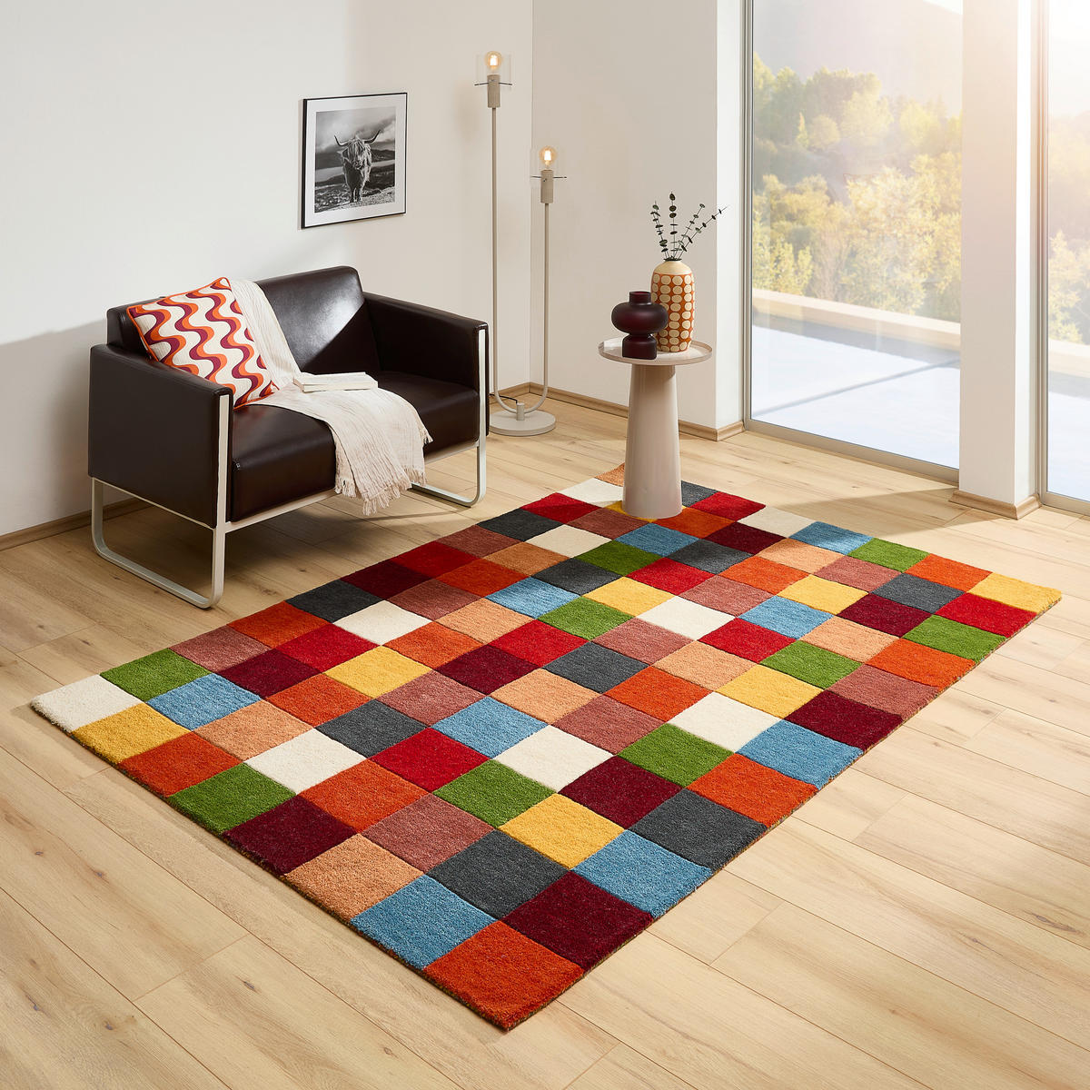 WOLLTEPPICH 160/230 cm Multicolor  - Multicolor, Design, Textil (160/230cm) - Linea Natura