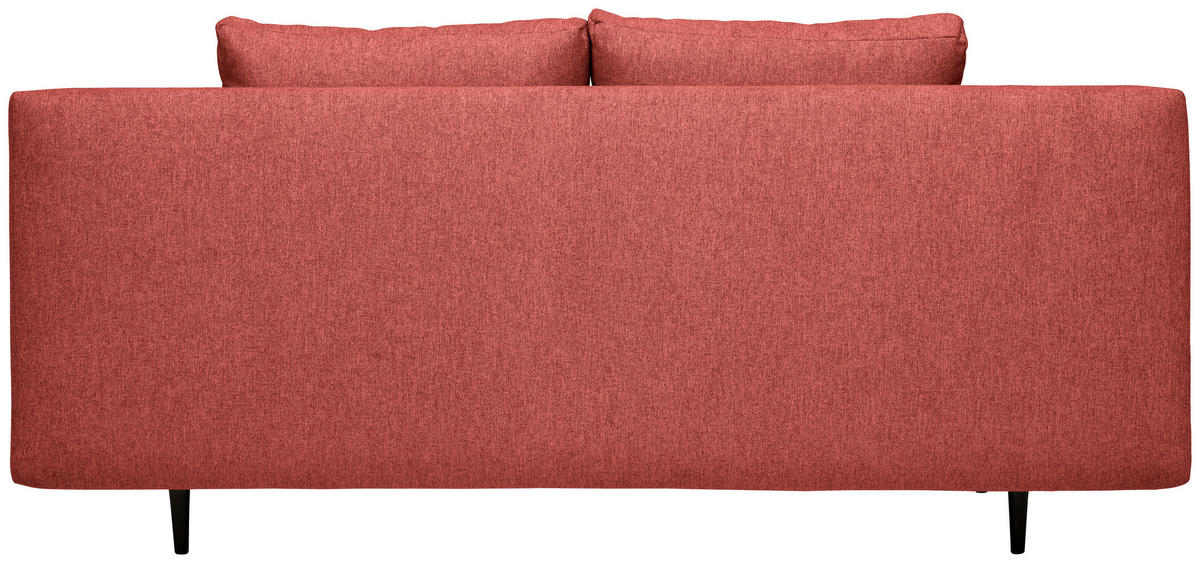ROZKLÁDACÍ POHOVKA, textil, korály - černá/korály, Moderní, kov/textil (204/90/95cm) - MID.YOU