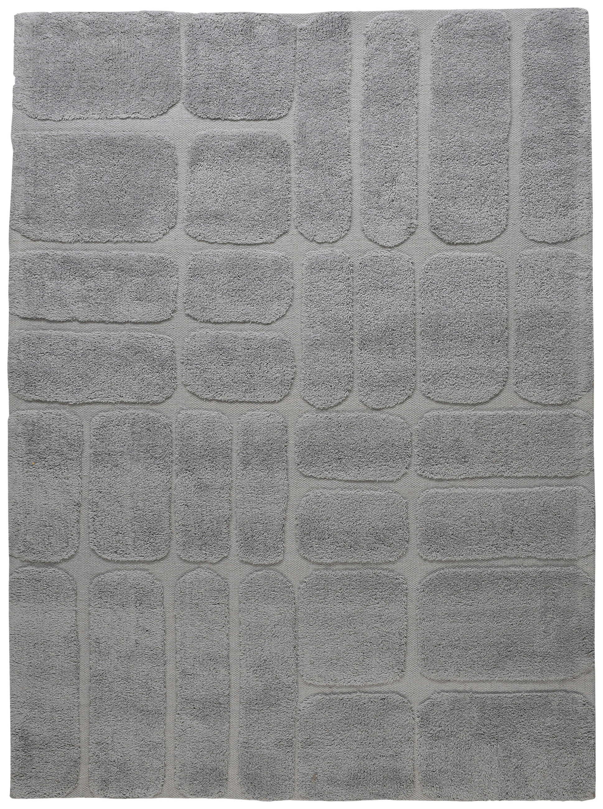 WOLLTEPPICH 160/230 cm Grau - Grau, Basics, Textil (160/230cm)