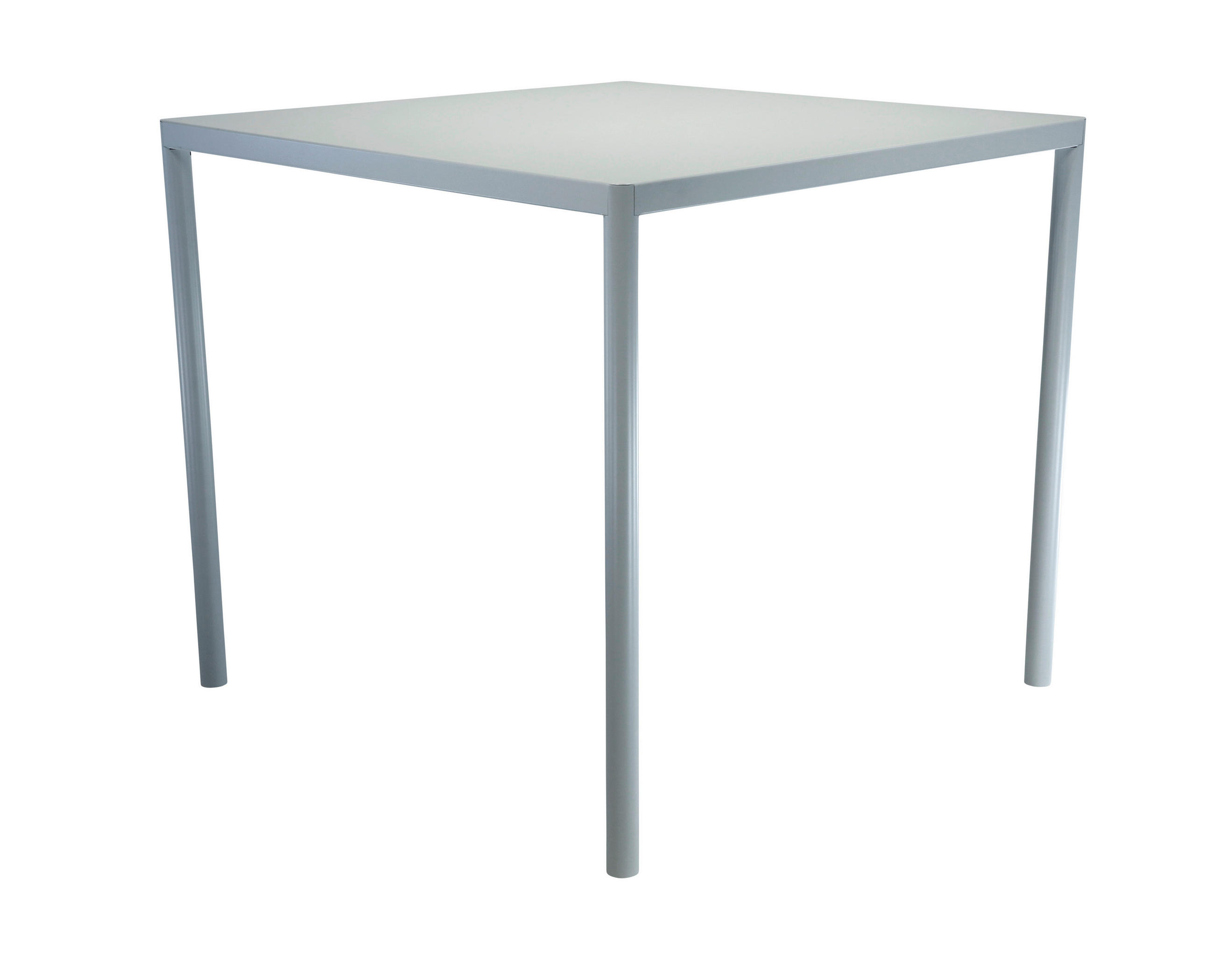 GARTENTISCH 80/80/73 cm Metall quadratisch  - Weiß, MODERN, Metall (80/80/73cm) - Jan Kurtz