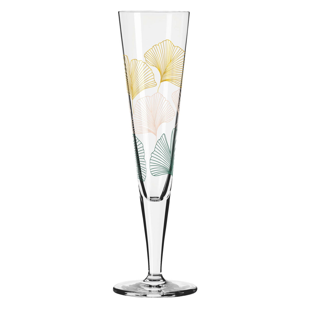 CHAMPAGNERGLAS 205 ml  - Transparent/Gelb, Design, Glas (7.2/24.0cm) - Ritzenhoff