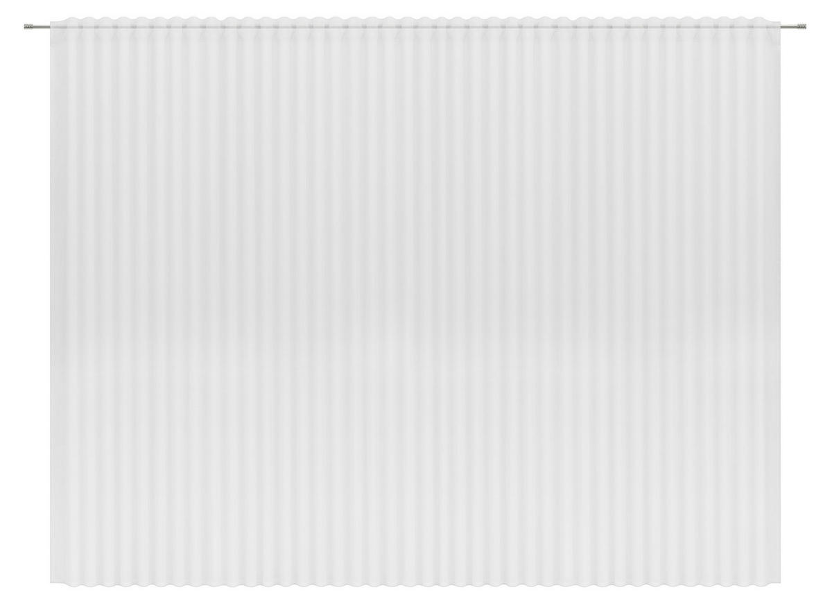 FERTIGSTORE  halbtransparent   600/245 cm  - Weiß, Basics, Textil (600/245cm) - Esposa