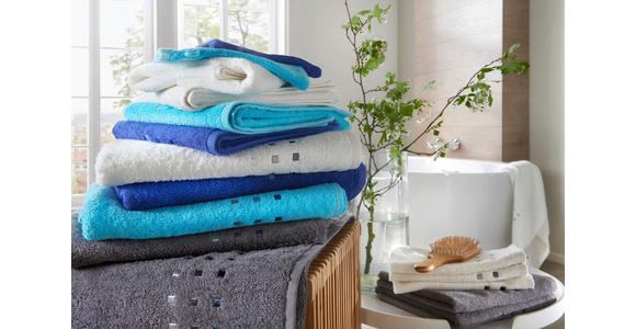 WASCHLAPPEN QUATTRO Anthrazit - Anthrazit, KONVENTIONELL, Textil (16/22cm) - Esposa