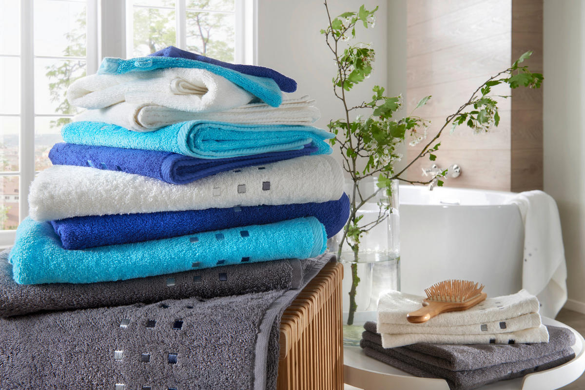 WASCHLAPPEN QUATTRO Anthrazit  - Anthrazit, KONVENTIONELL, Textil (16/22cm) - Esposa