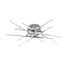 LED-DECKENLEUCHTE - Chromfarben, Design, Metall (68/12/68cm) LED-DECKENLEUCHTE - Chromfarben, Design, Metall (68/12/68cm)