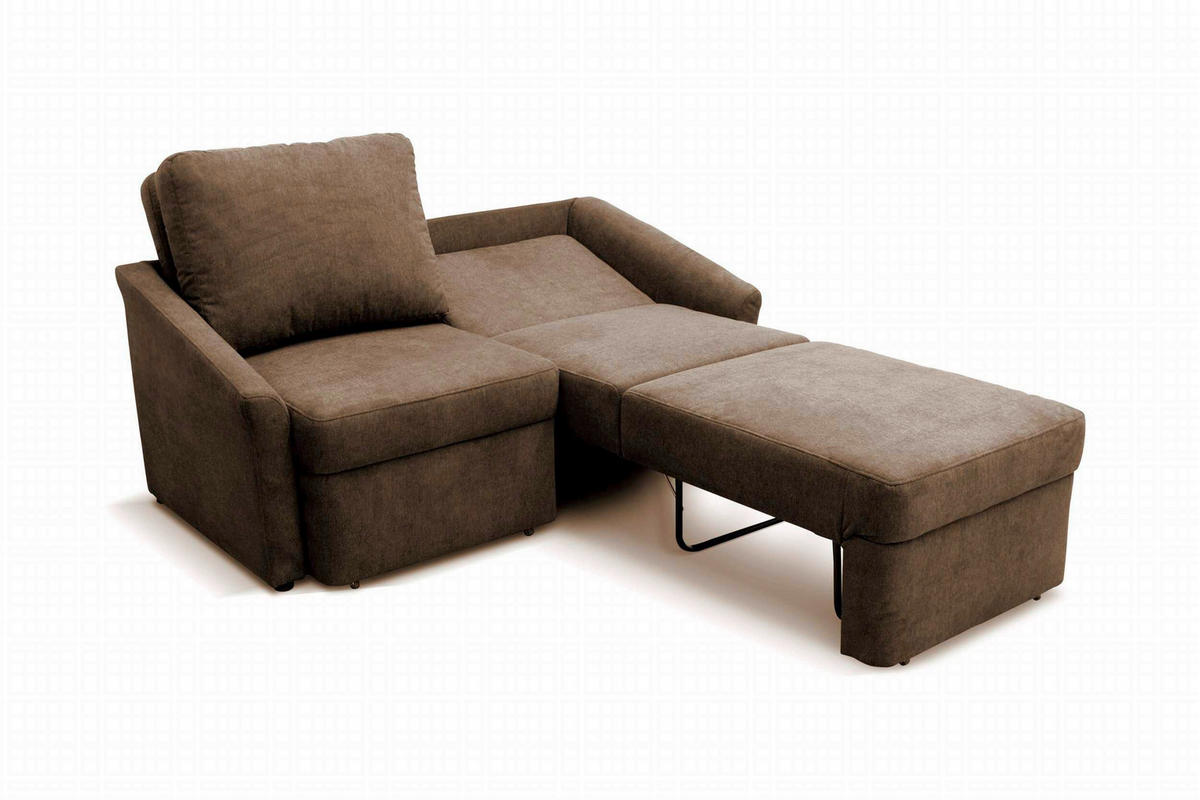 SCHLAFSOFA Mikrofaser Braun  - Beige/Schwarz, Basics, Kunststoff/Textil (168/86/96cm) - MID.YOU