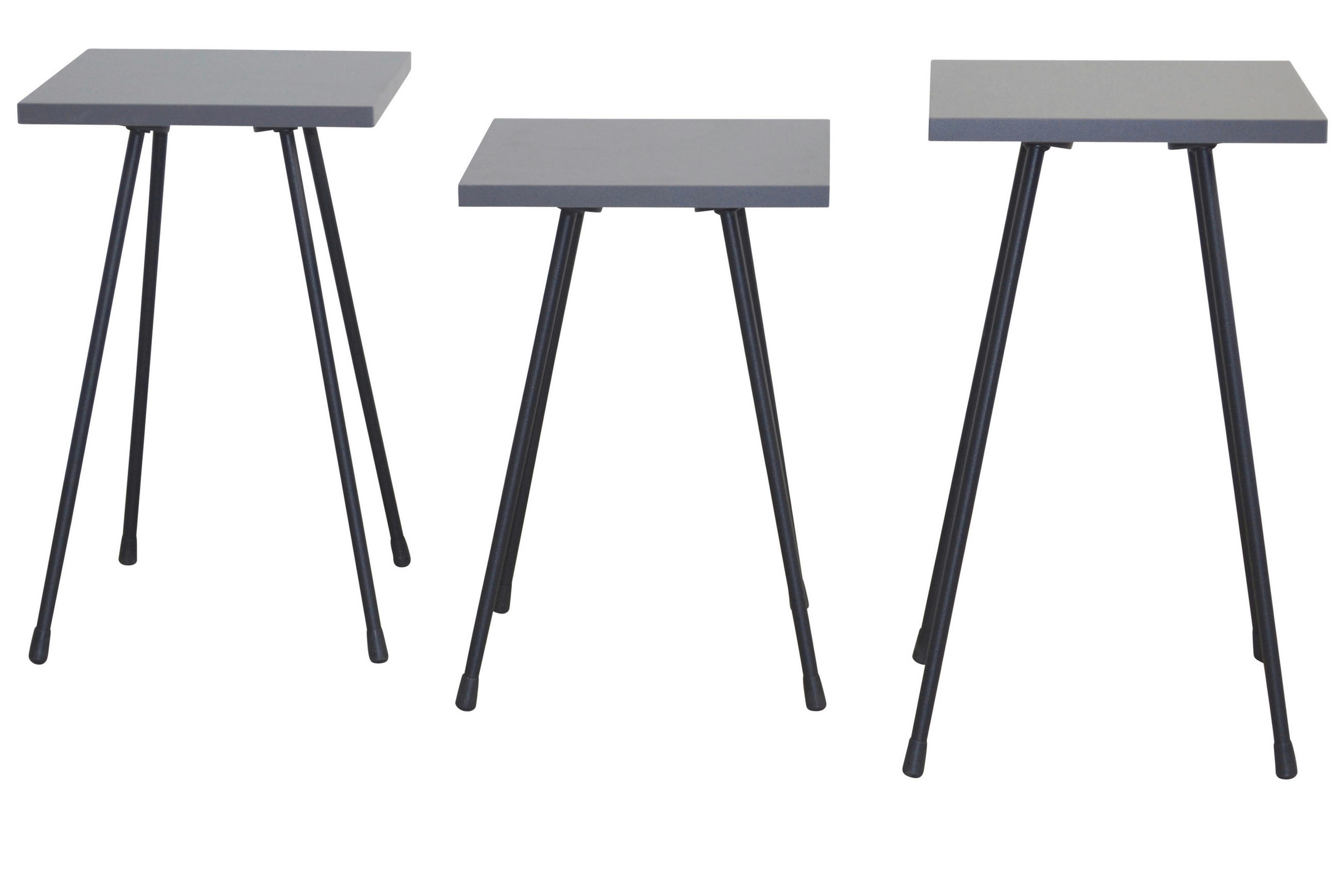 Mid.you Beistelltischset Anthrazit 29x52x29 cm