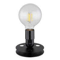 TISCHLEUCHTE 12/9 cm   - Schwarz, KONVENTIONELL, Metall (12/9cm) - Globo