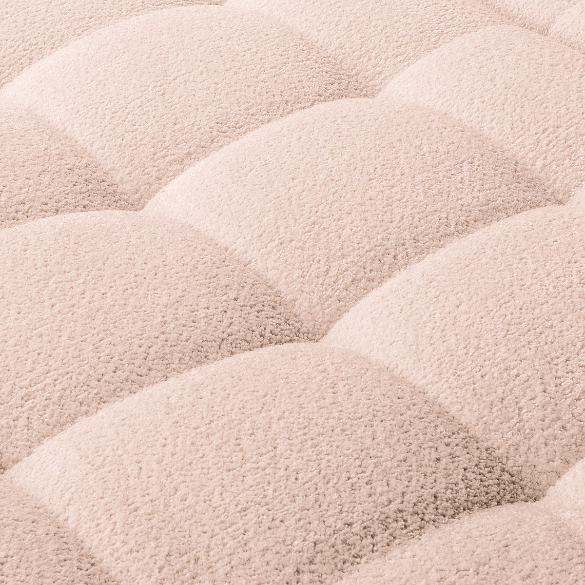 ECKSOFA Naomi in Chenille Rosa Rückenkissen  284/243 cm  - Schwarz/Rosa, Design, Kunststoff/Textil (284/243cm) - P & B