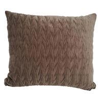 PÁRNAHUZAT  - barna, Basics, textil (45/45cm)