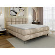BOXBETT 180/200 cm  in Beige  - Beige/Schwarz, Trend, Textil/Metall (180/200cm) - Esposa