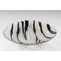 MISKA 33 cm  - černohnědá, Lifestyle, sklo (33cm) - Ambia Home