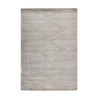FLACHWEBETEPPICH Wohnzimmer 160/230 cm Grau rechteckig  - Grau, Basics, Textil (160/230cm) - Kayoom