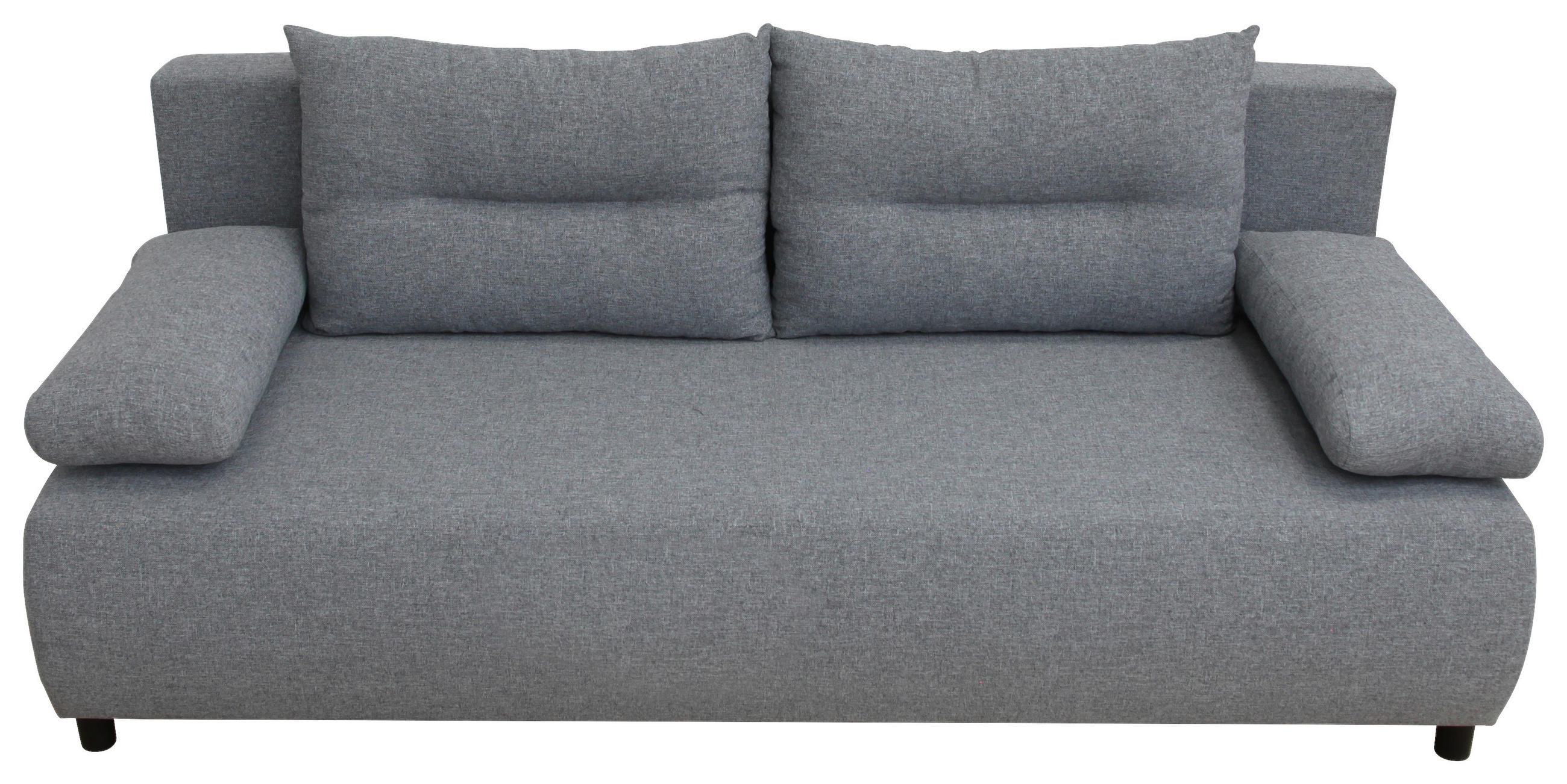 ROZKLADACIA POHOVKA, textil, sivá - čierna/sivá, Design, textil/plast (192/73/86cm) - MID.YOU