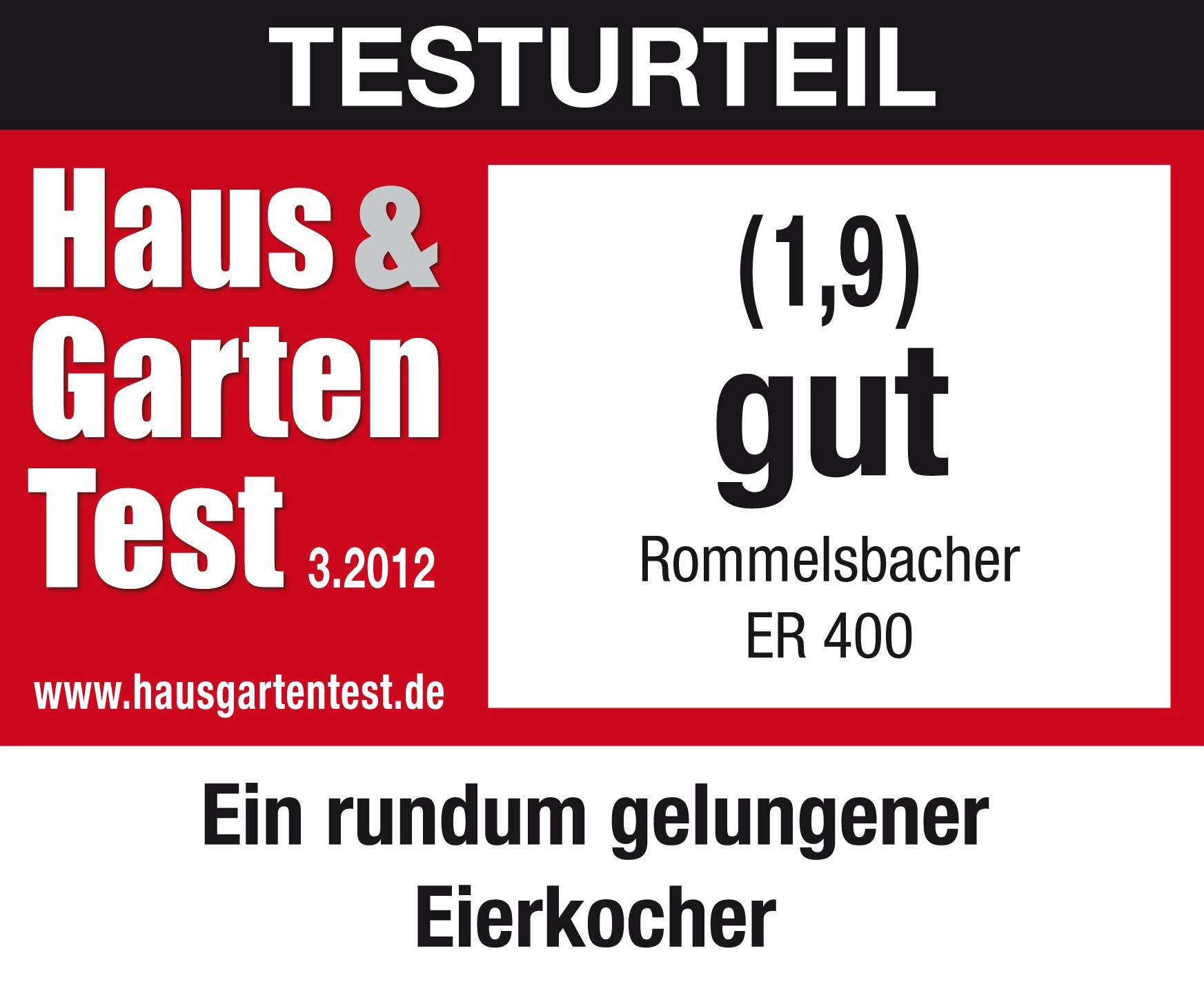 Thumbnail - Rommelsbacher Eierkocher, Schwarzchrom, Kunststoff, 20.5x13.5x17.5 cm, Grüner Punkt, RoHS, CE, Summersignal, herausnehmb...