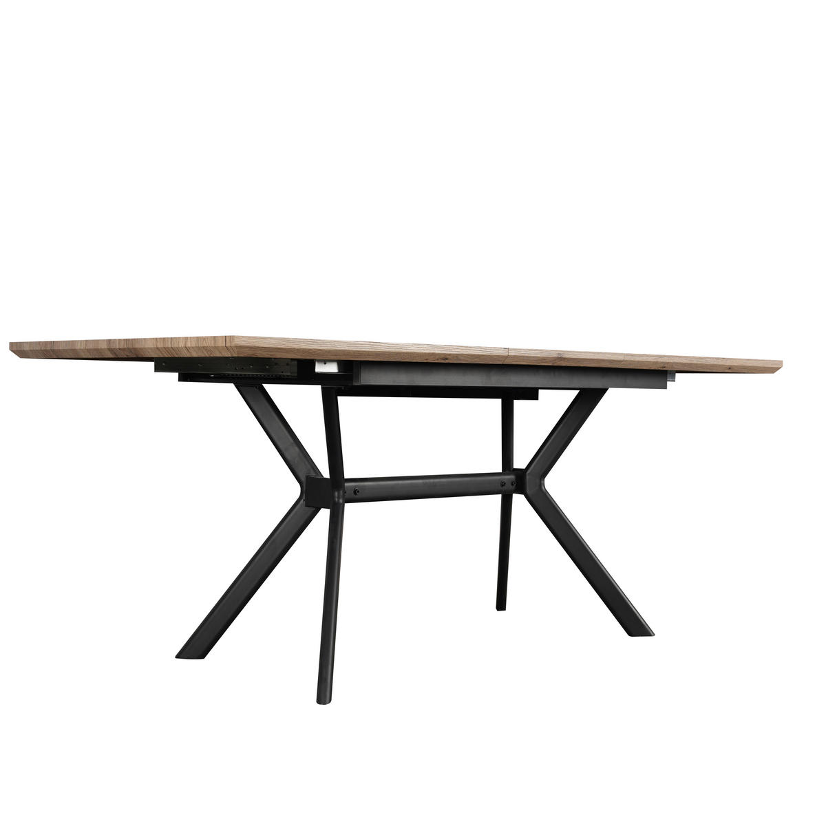 STOL ZA BLAGOVAONICU  prirodne boje, crna  metal, drvni materijal      - prirodne boje/crna, Moderno, drvni materijal/metal (140/90/76cm) - MID.YOU