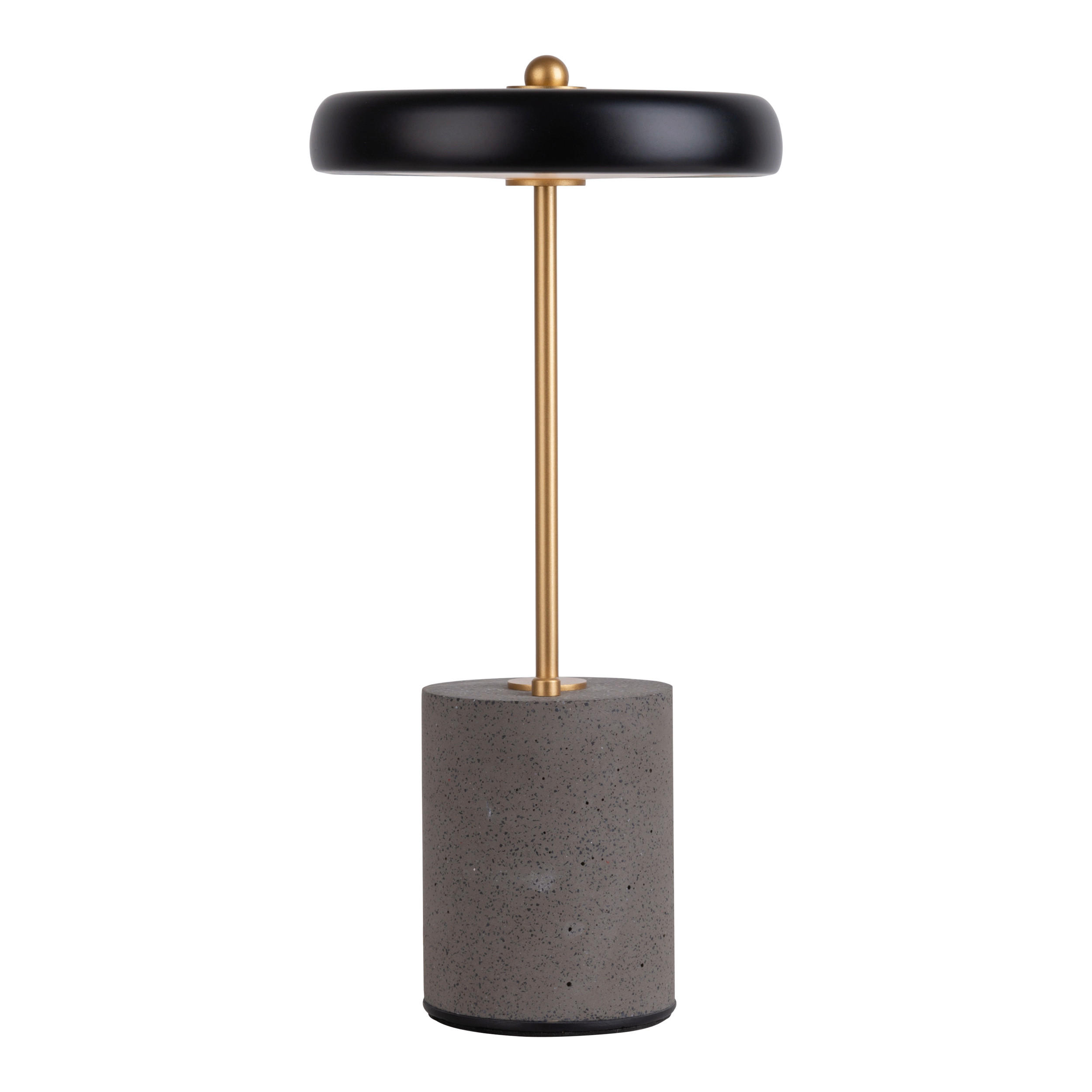 AKKU-TISCHLEUCHTE Seta 15/30 cm   - Goldfarben/Schwarz, Design, Metall (15/30cm) - Näve