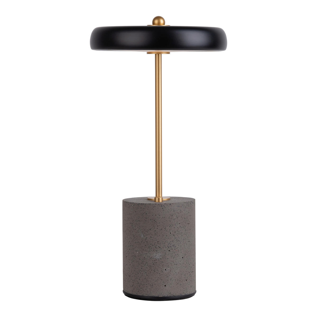 AKKU-TISCHLEUCHTE Seta 15/30 cm   - Goldfarben/Schwarz, Design, Metall (15/30cm) - Näve