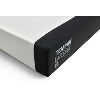 VISCOMATRATZE 160/200 cm Höhe ca. 22 cm  - Weiß/Grau, Basics, Textil (160/200cm) - Tempur
