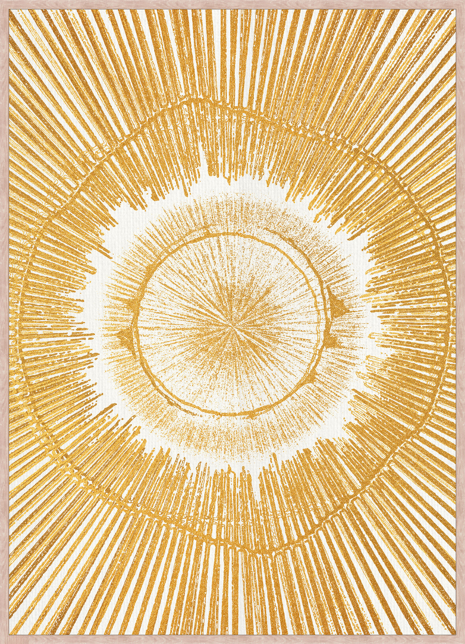 BILD Abstraktes  - Goldfarben/Naturfarben, Trend, Holzwerkstoff/Kunststoff (50/70cm) - Monee