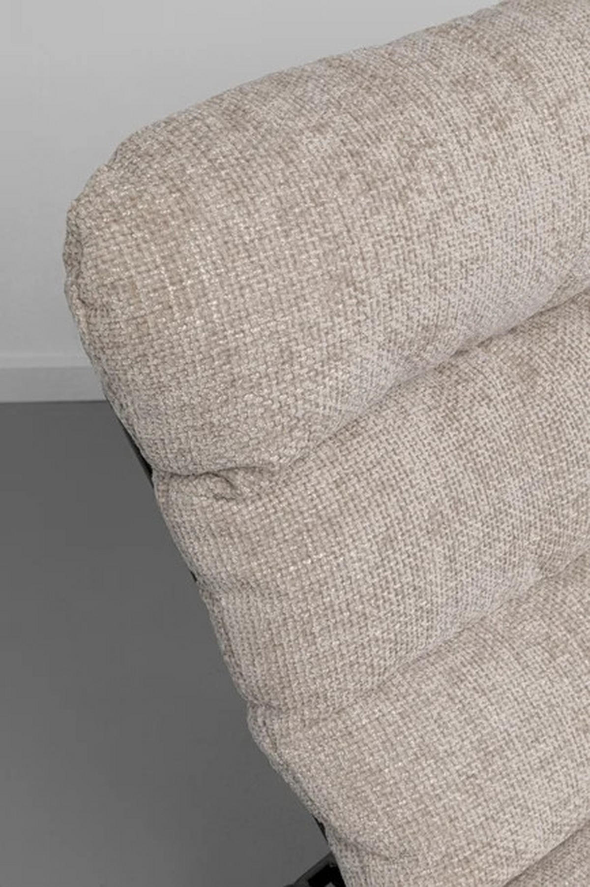 SESSELSET in Mikrofaser Schwarz, Beige  - Beige/Schwarz, Design, Textil/Metall (83/97/106cm) - Kare-Design
