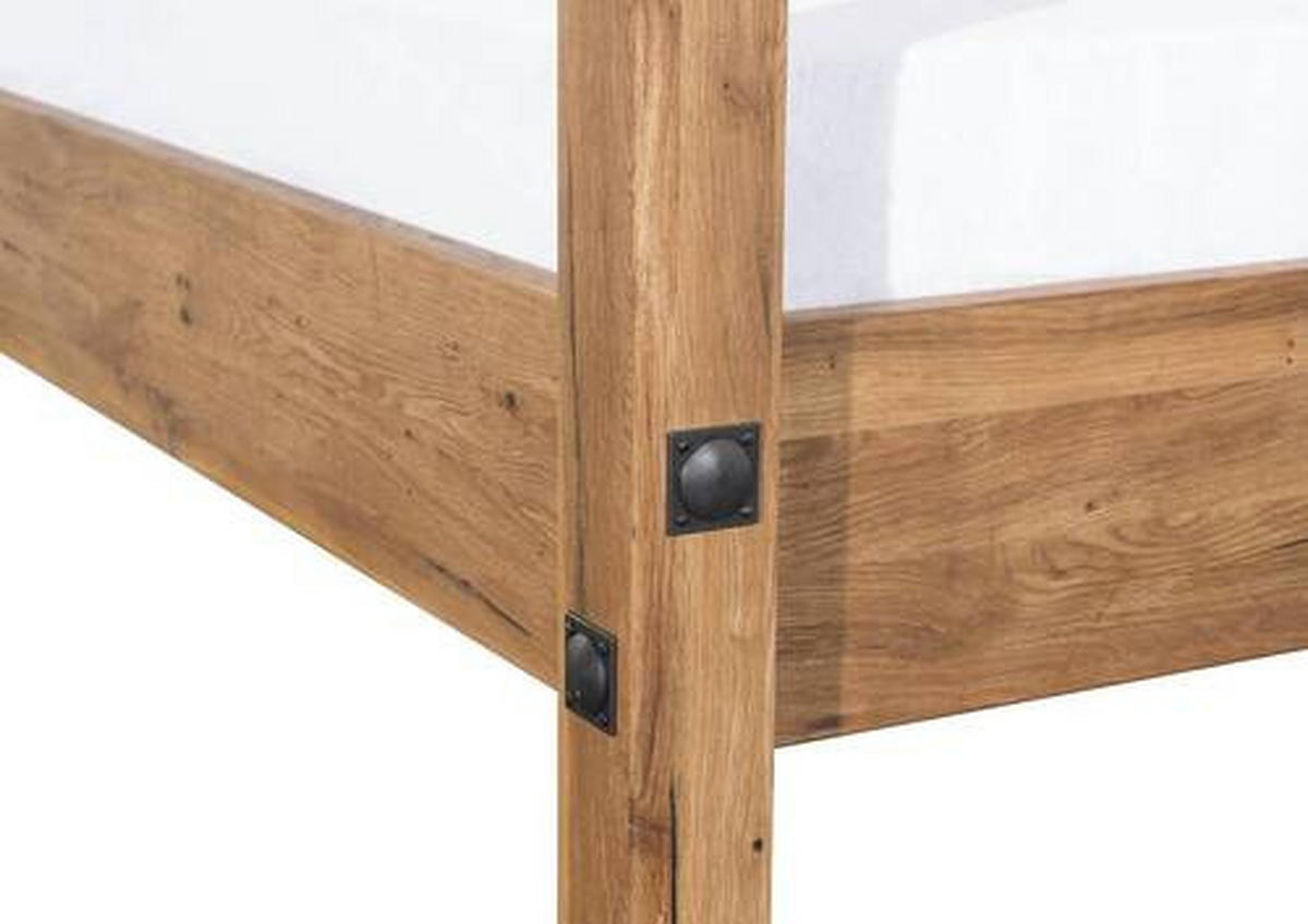 HIMMELBETT 160/200 cm  in Mooreichefarben  - Mooreichefarben, MODERN, Holz (160/200cm) - Livetastic