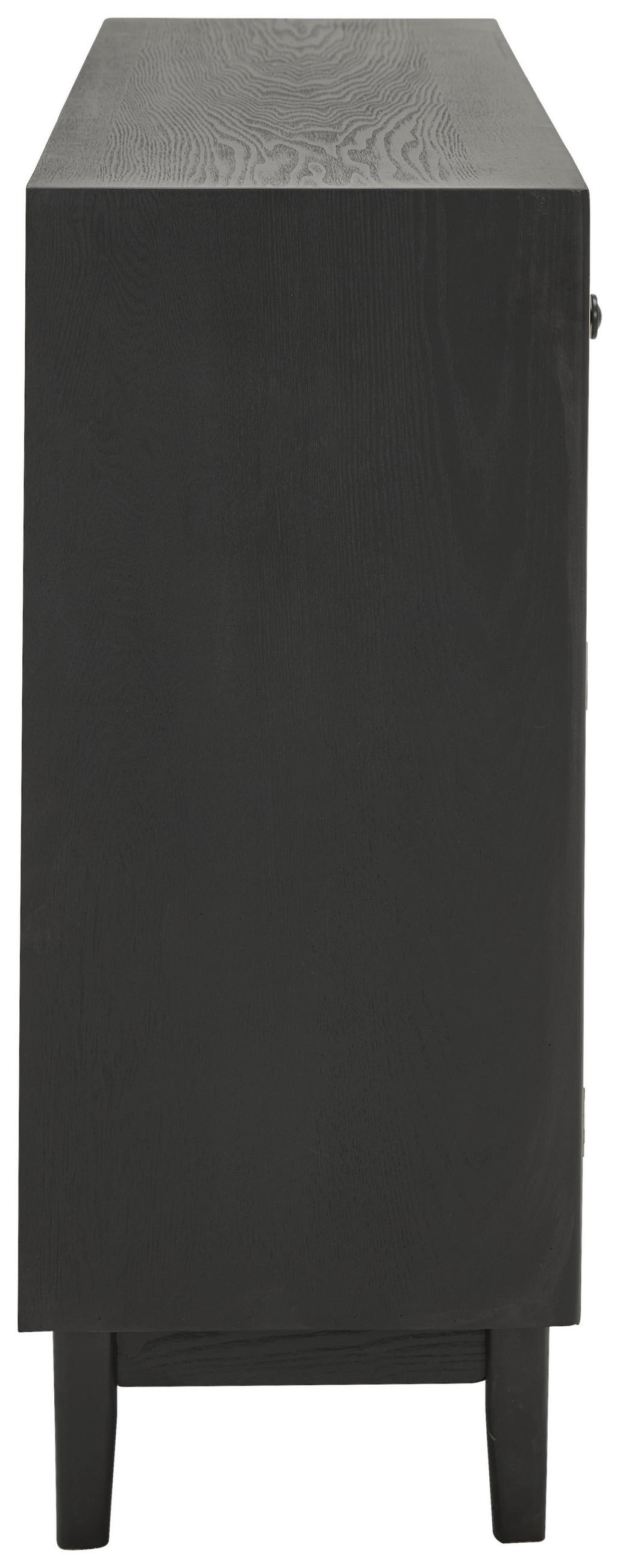 SIDEBOARD  in 120/85/35 cm  - Schwarz/Naturfarben, KONVENTIONELL, Holz/Holzwerkstoff (120/85/35cm) - Livetastic