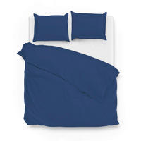 BETTWÄSCHE Satinado Makosatin 200/200 cm  - Azurblau, Basics, Textil (200/200cm)