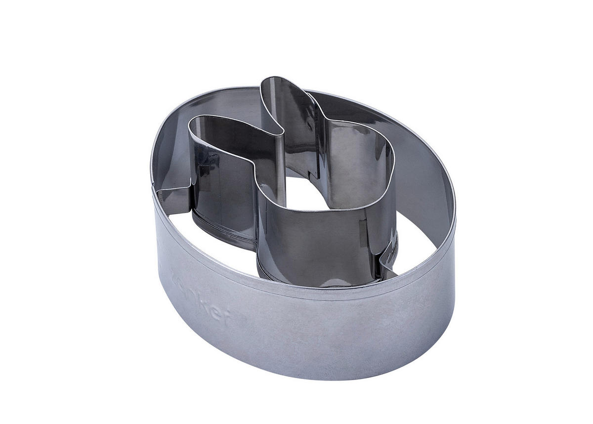 VYKRAJOVÁTKO - barvy stříbra, Basics, kov (5,5/3,6/7,2cm)