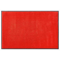 FUßMATTE  40/60 cm  Rot  - Rot, KONVENTIONELL, Kunststoff/Textil (40/60cm) - wash+dry