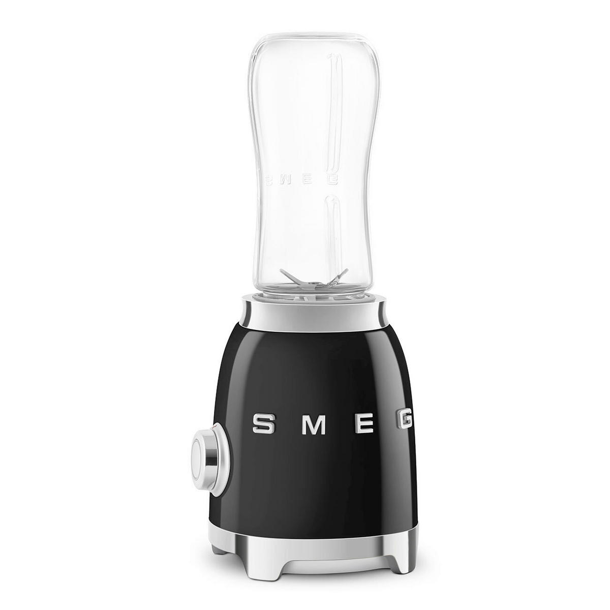 SAMOSTOJEĆI MIKSER    - crna visoki sjaj, Basics, metal/plastika (25,6/33,7/16,2cm) - SMEG