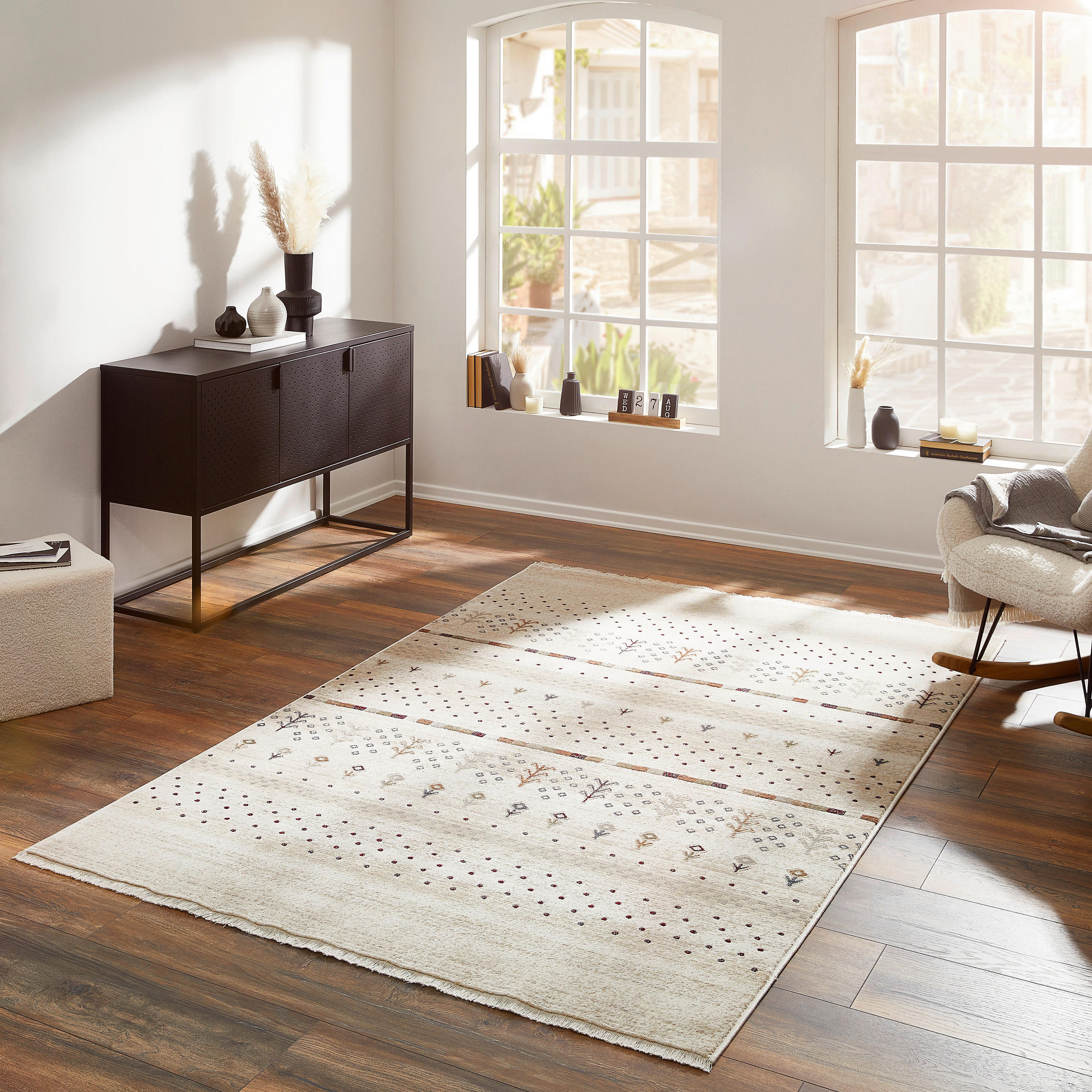 WEBTEPPICH 120/175 cm Beige  - Beige, Basics, Naturmaterialien/Textil (120/175cm) - Novel