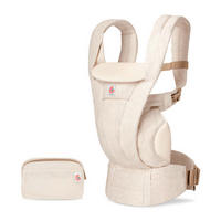 KENGUR NOSILJKA  Omni Deluxe Linen  - ecru, Osnovno, tekstil (26.5/27.5/14.8cm) - Ergo Baby