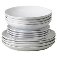 KOMBISERVICE Weiß LIVIA 12-teilig 4 Personen  - Weiß, Basics, Keramik - Costa Nova
