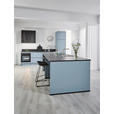 EINBAUKÜCHE   - Pastellblau, Design, Holzwerkstoff - Xora