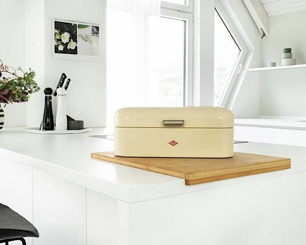 BROTKASTEN - Sandfarben, Basics, Metall (27/22/22cm) - Wesco