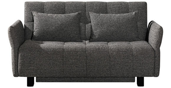 SCHLAFSOFA in Anthrazit  - Anthrazit/Schwarz, Design, Textil/Metall (145/92/102cm) - Novel