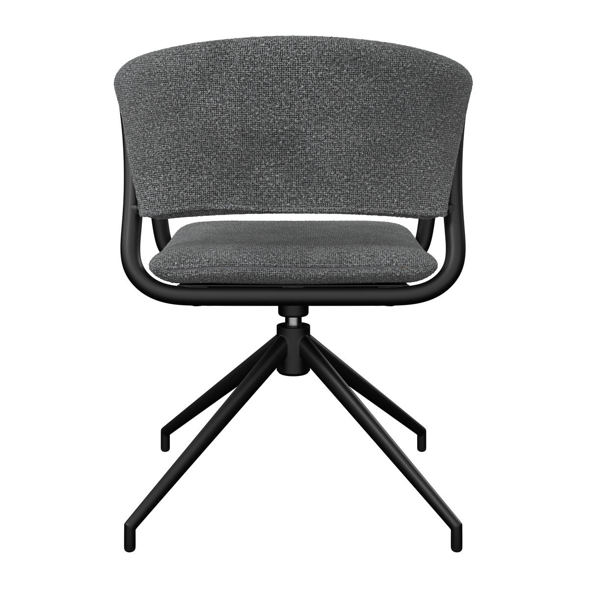 GARTENSESSEL - Anthrazit/Hellgrau, MODERN, Textil/Metall (62/74.5/53.5cm) - Amatio