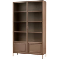 VITRINE Ronja in Braun  - Braun, Design, Glas/Metall (110/189/43cm) - Livetastic