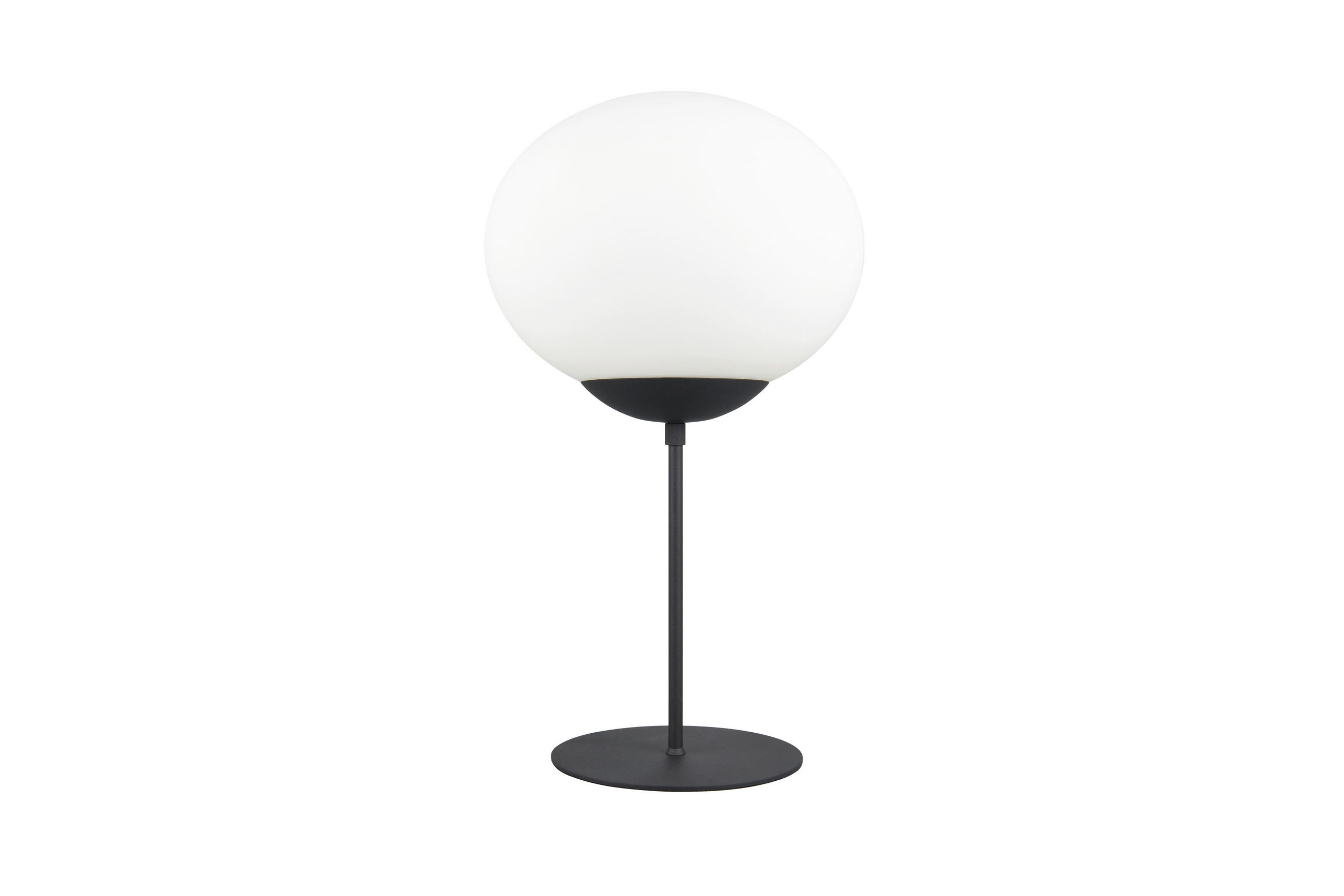 TISCHLEUCHTE - Weiss/Schwarz, Basics, Glas/Metall (30/52cm) - Trio Leuchten